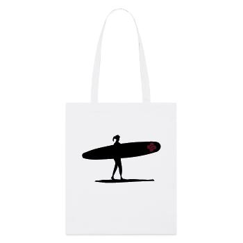 Surfeuse Croix Basque - Tote bag bio Stanley/Stella - blanc - Devant