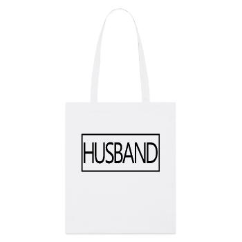 Husband Matching Engagement Wedding Honeymoon - Stanley/Stella Organic Tote Bag - white - Front