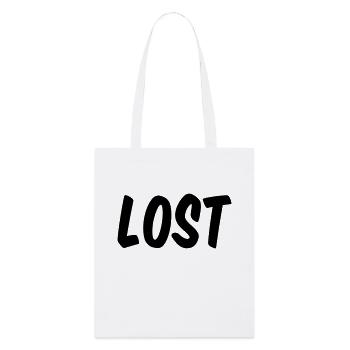 Lost - Stanley/Stella Bio-Stoffbeutel - Weiß - Vorne