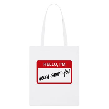 Fantôme - IRONIQUE - Tote bag bio Stanley/Stella - blanc - Devant