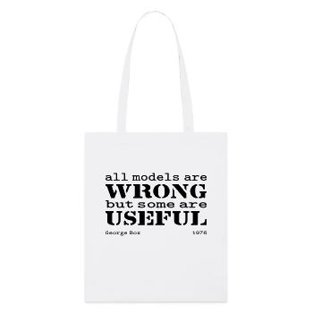 Tous les modèles sont faux mais certains sont utiles - Tote bag bio Stanley/Stella - blanc - Devant