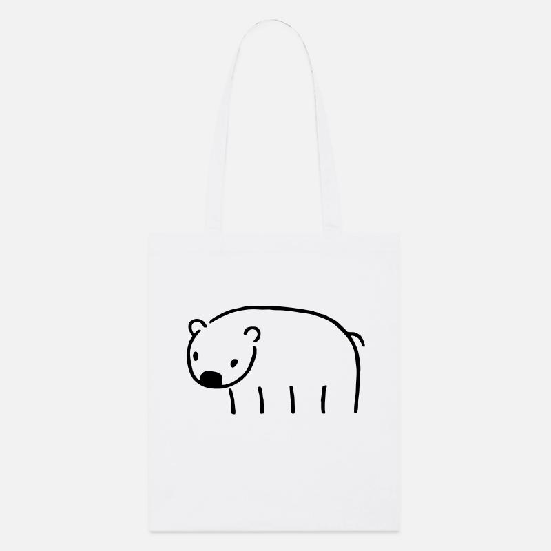 Wombat - Stanley/Stella Bio-Stoffbeutel - Weiß