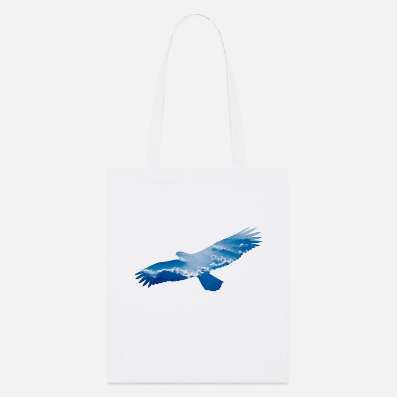 Eagle - Stanley/Stella Organic Tote Bag - white