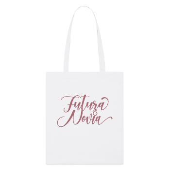 Futura Novia Girlfriend Engagement Wedding Gift - Stanley/Stella Organic Tote Bag - white - Front