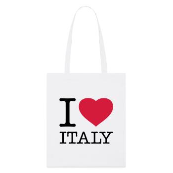 I LOVE ITALY Italien - Tote bag bio Stanley/Stella - blanc - Devant