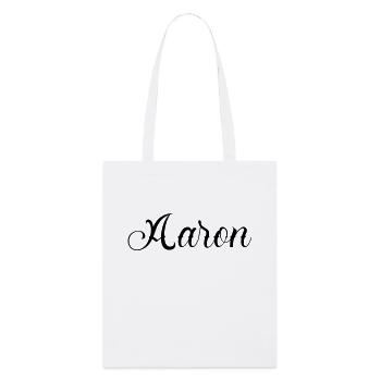 aaron - Stanley/Stella Bio-Stoffbeutel - Weiß - Vorne