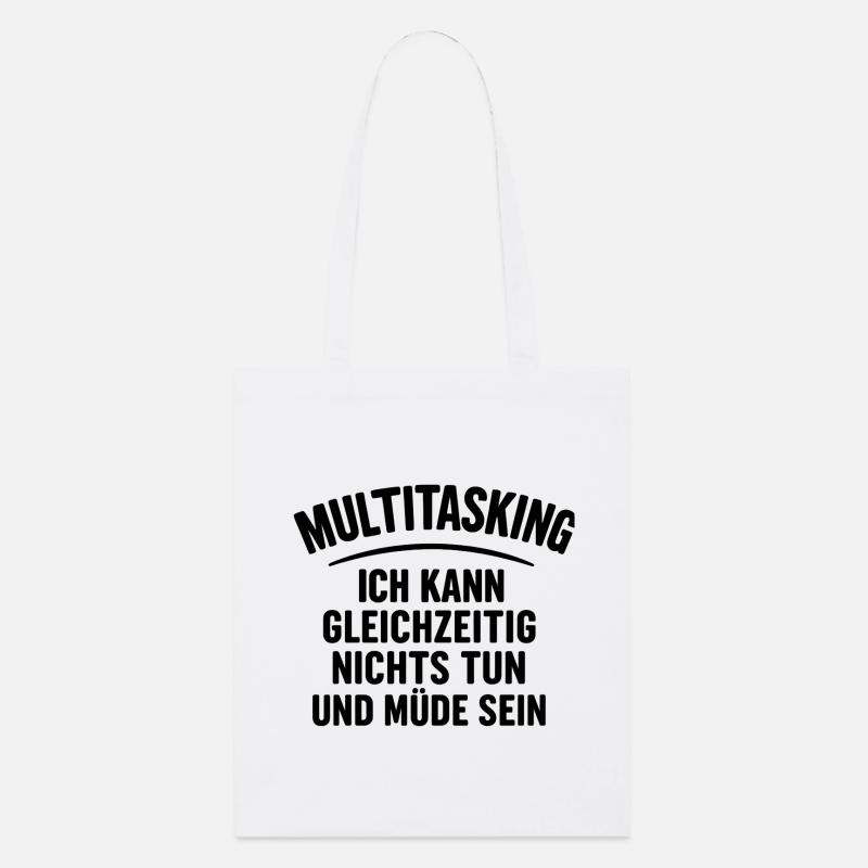 multitasking - Stanley/Stella Organic Tote Bag - white