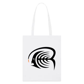 Poisson-grenouille - Tote bag bio Stanley/Stella - blanc - Devant
