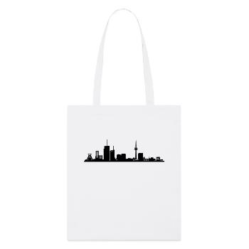 Skyline alimentaire - Tote bag bio Stanley/Stella - blanc - Devant