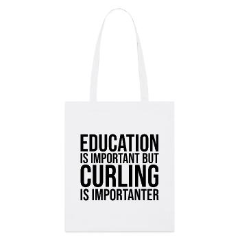 Curling - Stanley/Stella Bio-Stoffbeutel - Weiß - Vorne