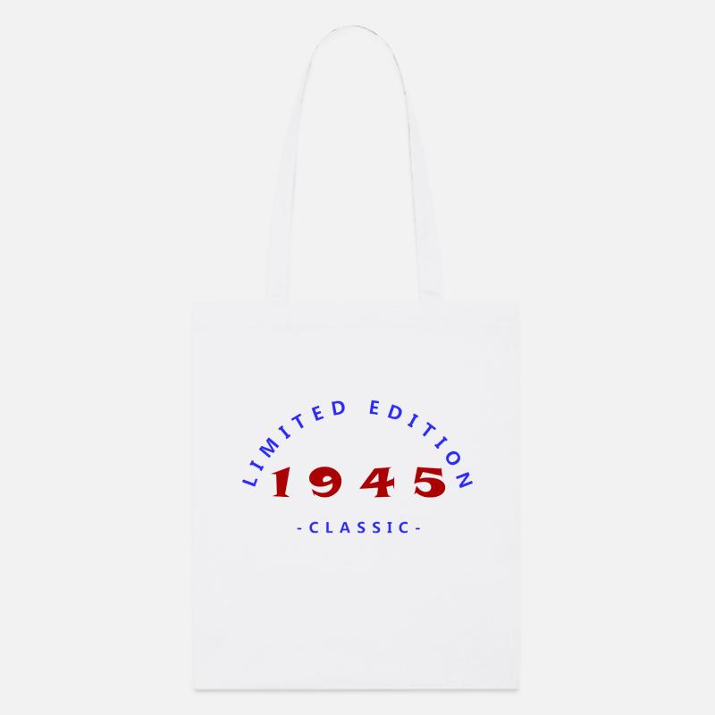 1945, Limited Edition - Stanley/Stella Bio-Stoffbeutel - Weiß