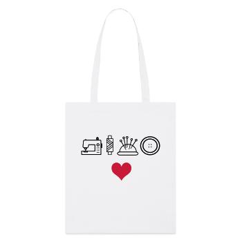 Coudre - Tote bag bio Stanley/Stella - blanc - Devant