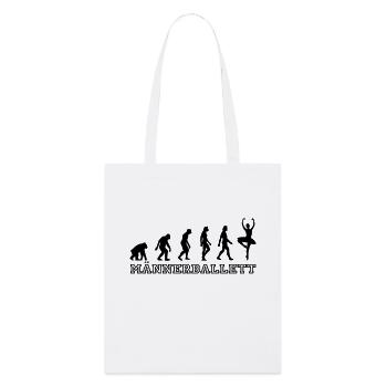 Männerballett Evolution Ballerina - Stanley/Stella Bio-Stoffbeutel - Weiß - Vorne
