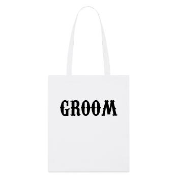 groom - Stanley/Stella Bio-Stoffbeutel - Weiß - Vorne