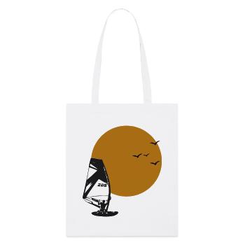 windsurfer_sonne_ohne - Stanley/Stella Organic Tote Bag - white - Front