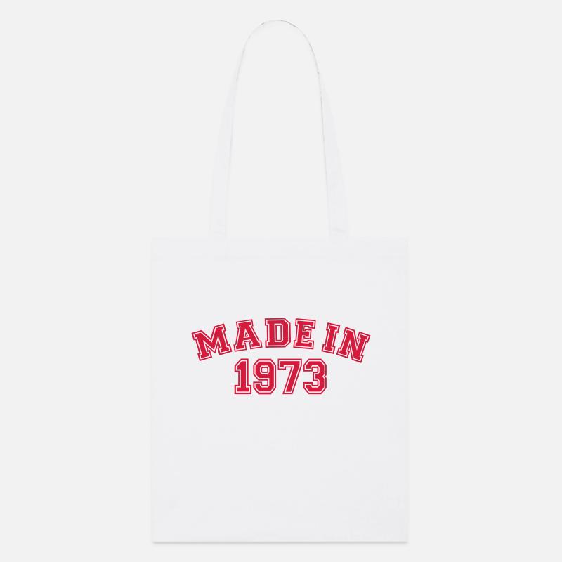 Made in 1973 - Tote bag bio Stanley/Stella - blanc