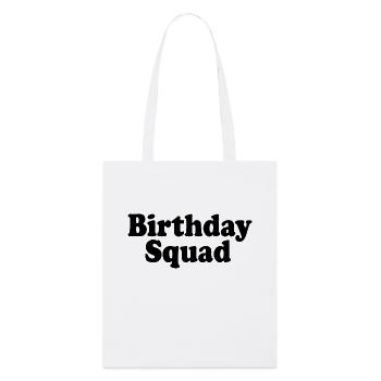 Birthday squad - Tote bag bio Stanley/Stella - blanc - Devant