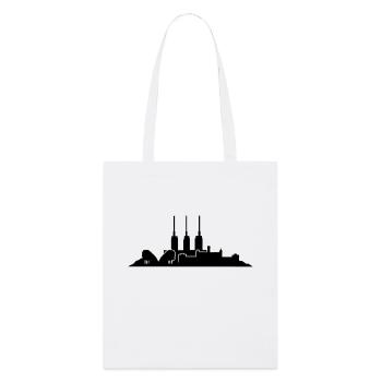 Hannover // Skyline // Silhouette // Skylineshirt - Stanley/Stella Bio-Stoffbeutel - Weiß - Vorne