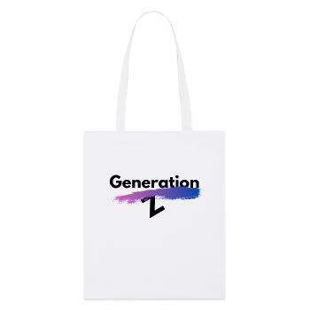 Generation Z - Stanley/Stella Bio-Stoffbeutel - Weiß - Vorne