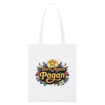 Né de nouveau païen - Tote bag bio Stanley/Stella - blanc - Devant
