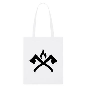 Bois de chauffage Brandhout - Tote bag bio Stanley/Stella - blanc - Devant