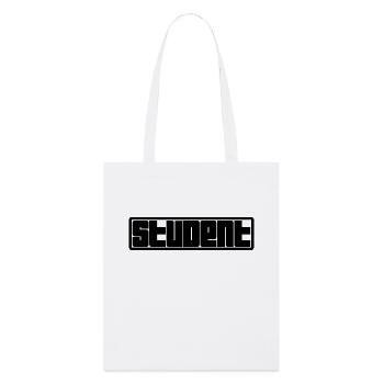 Student Logo - Stanley/Stella Organic Tote Bag - white - Front