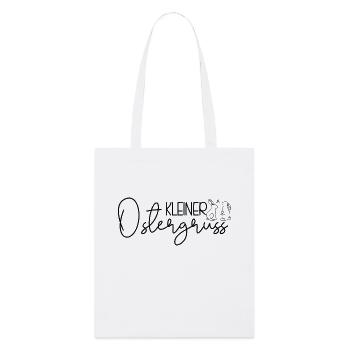 Kleiner Ostergruß 🐰🌸 - Stanley/Stella Bio-Stoffbeutel - Weiß - Vorne