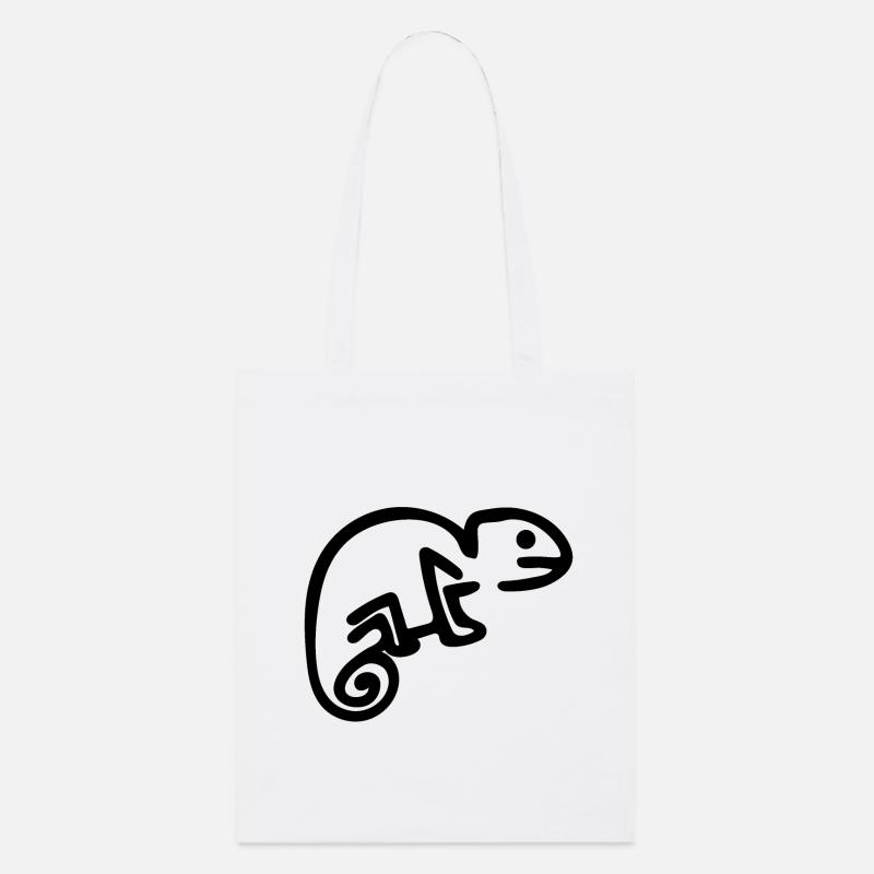caméléon - Tote bag bio Stanley/Stella - blanc