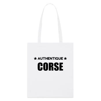 Corse / Corsica / Maure / Corso / Bastia - Stanley/Stella Bio-Stoffbeutel - Weiß - Vorne