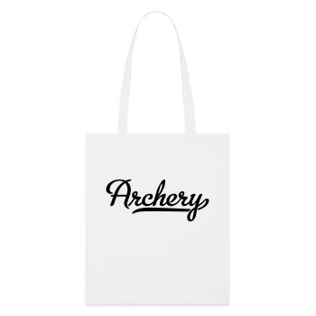 Tir à l’arc - Tote bag bio Stanley/Stella - blanc - Devant