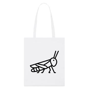 sauterelle - Tote bag bio Stanley/Stella - blanc - Devant