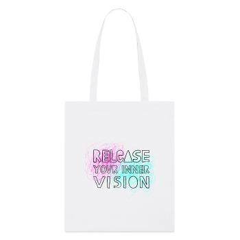 Your Vision - Stanley/Stella Bio-Stoffbeutel - Weiß - Vorne