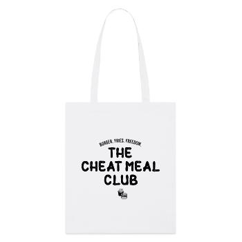 The Cheat Meal Club - Burger. Frieze. Freedom. - Stanley/Stella Organic Tote Bag - white - Front