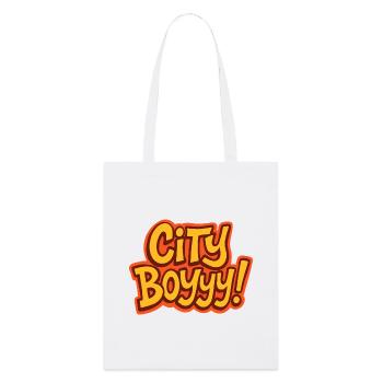 City Boy - Stanley/Stella Organic Tote Bag - white - Front