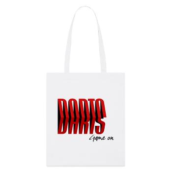 DARTS Game on - Stanley/Stella Organic Tote Bag - white - Front