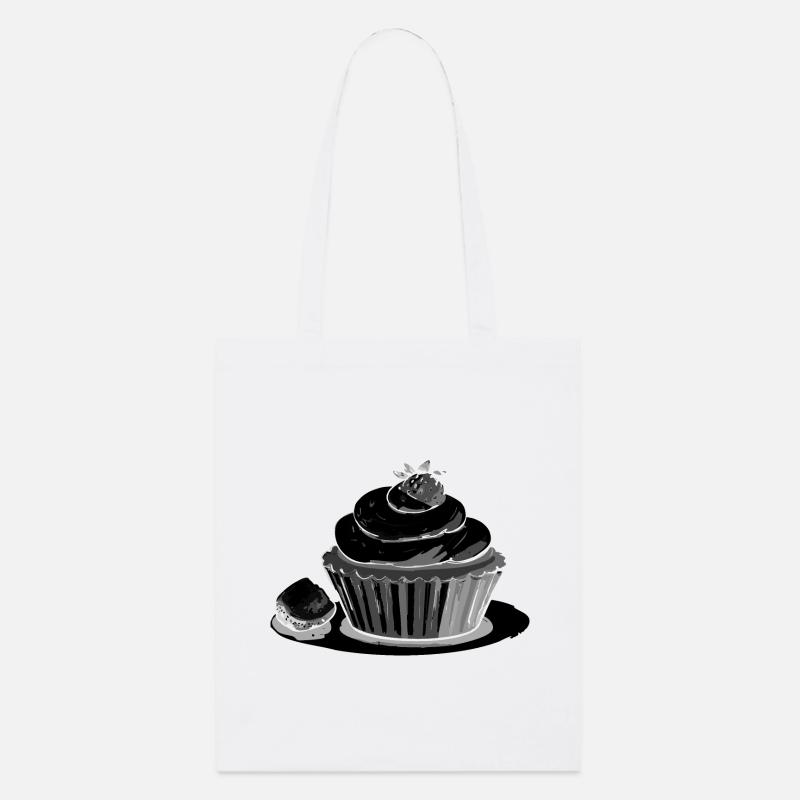 Cupcake Strawberry - Stanley/Stella Bio-Stoffbeutel - Weiß