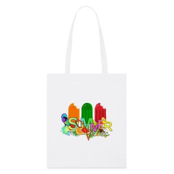 Summer Vibes - Stanley/Stella Organic Tote Bag - white - Front