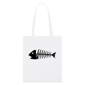 fish - Stanley/Stella Bio-Stoffbeutel - Weiß - Vorne