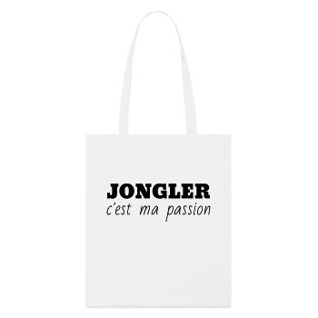 jongleur / jonglerie / jongleuse / cirque - Tote bag bio Stanley/Stella - blanc - Devant