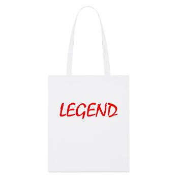 Legend - Stanley/Stella Bio-Stoffbeutel - Weiß - Vorne