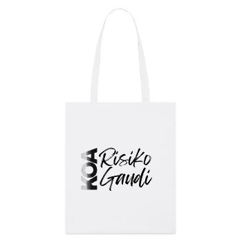 koa risk koa Gaudi, no risk no fun - Stanley/Stella Organic Tote Bag - white - Front