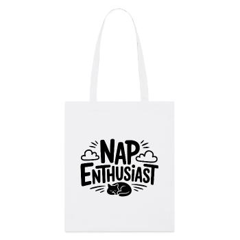 Passionné de sieste - Tote bag bio Stanley/Stella - blanc - Devant