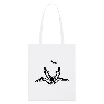 skydiver - Stanley/Stella Organic Tote Bag - white - Front