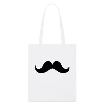 moustache - Tote bag bio Stanley/Stella - blanc - Devant