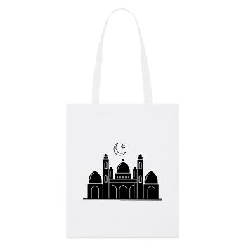Mosquée lieu de culte religieux - Tote bag bio Stanley/Stella - blanc - Devant