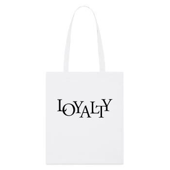 loyalty_t1 - Stanley/Stella Organic Tote Bag - white - Front