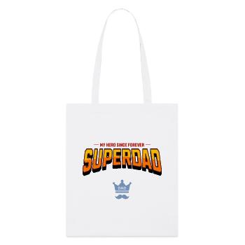 Superpapa - Tote bag bio Stanley/Stella - blanc - Devant