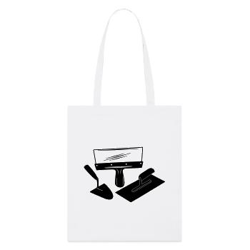 Outils en stucadoors - Tote bag bio Stanley/Stella - blanc - Devant