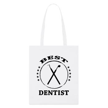 Dentiste - Tote bag bio Stanley/Stella - blanc - Devant