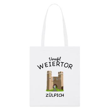Zülpich, Weiertor, Voreifel - Stanley/Stella Bio-Stoffbeutel - Weiß - Vorne
